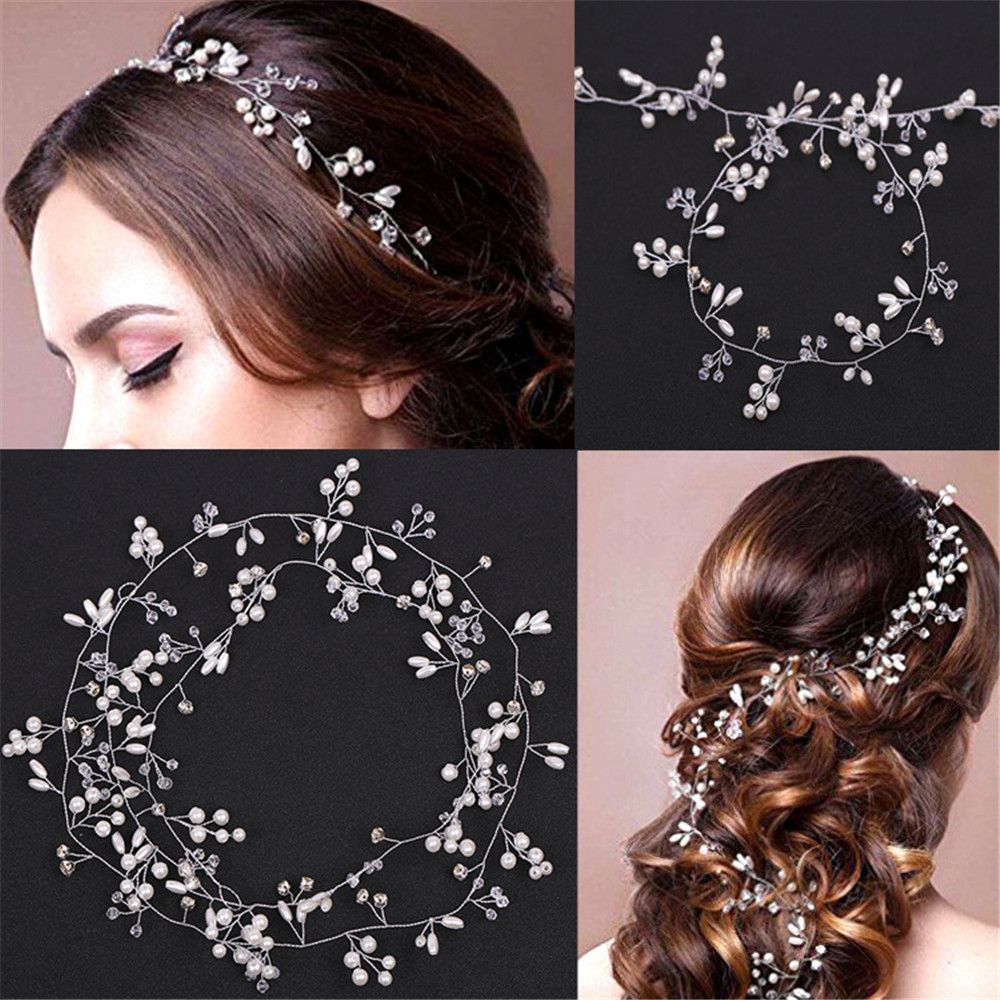 Event Suppliers - Party Hair Jewelry Long Chain Headpiece