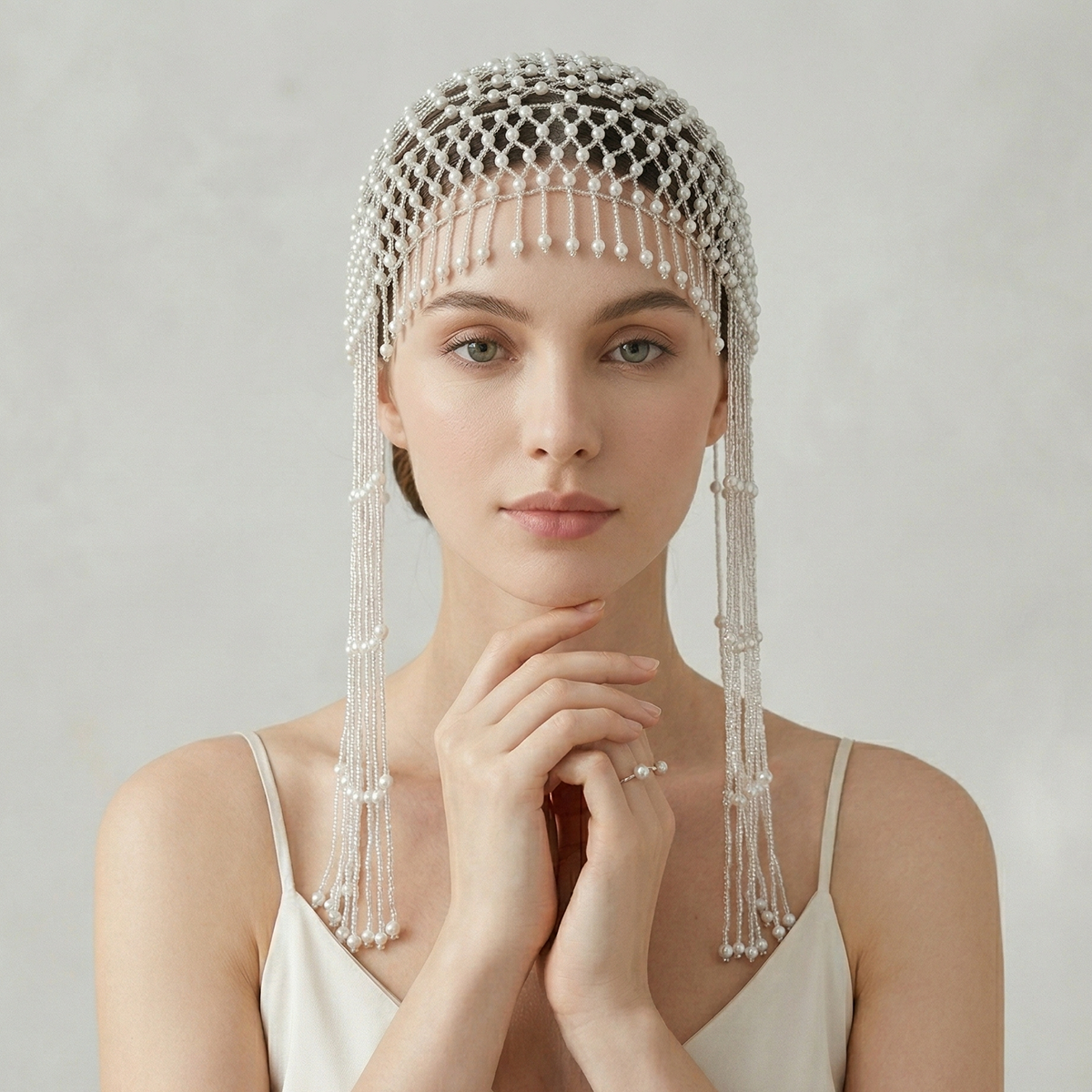 Luxury Pearls Beaded Headwrap  - огляд і ціна Event Suppliers