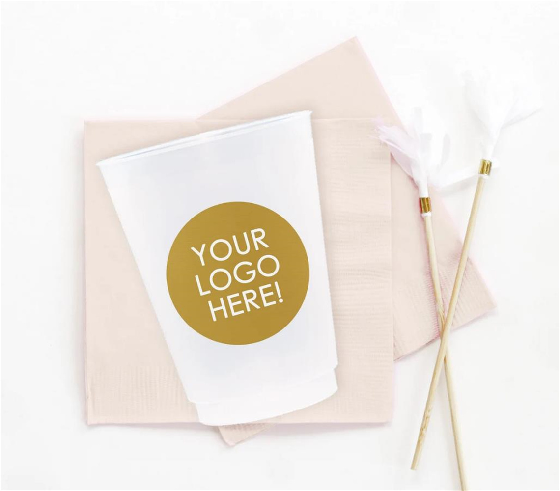Wedding Logo Plastic Cups, Cor - огляд і ціна Plastic Cup 50Pcs