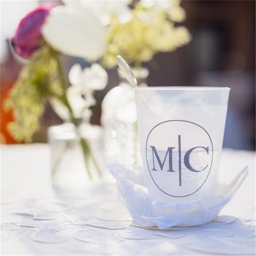 Wedding Logo Plastic Cups, Cor - огляд і ціна Plastic Cup 50Pcs