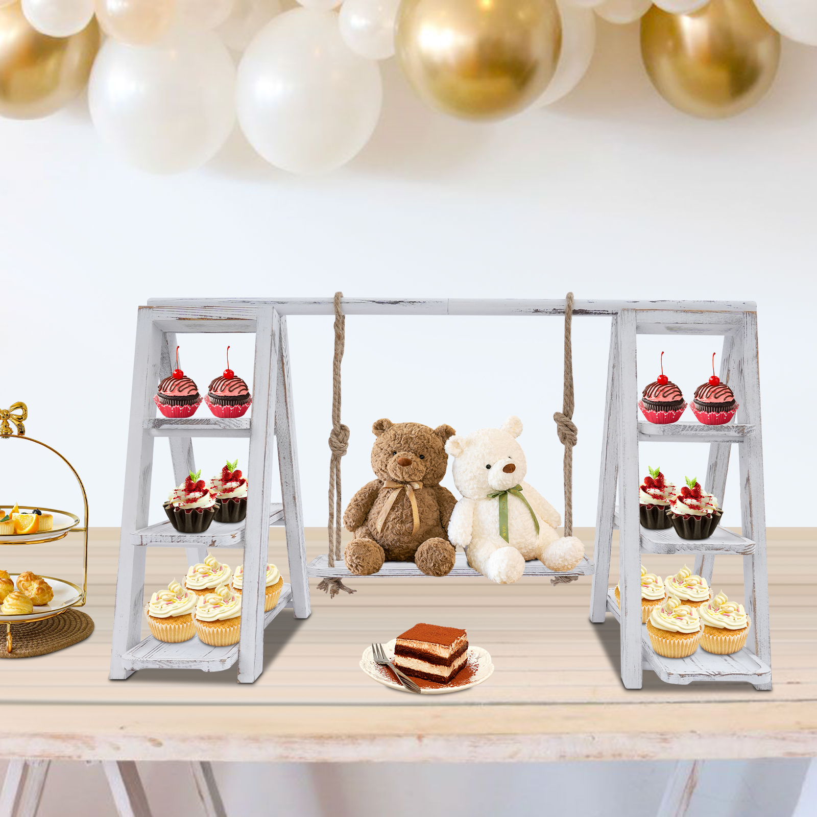 3-Tier A-Shape Cupcake Stand W - огляд і ціна Cupcake Stand Tier