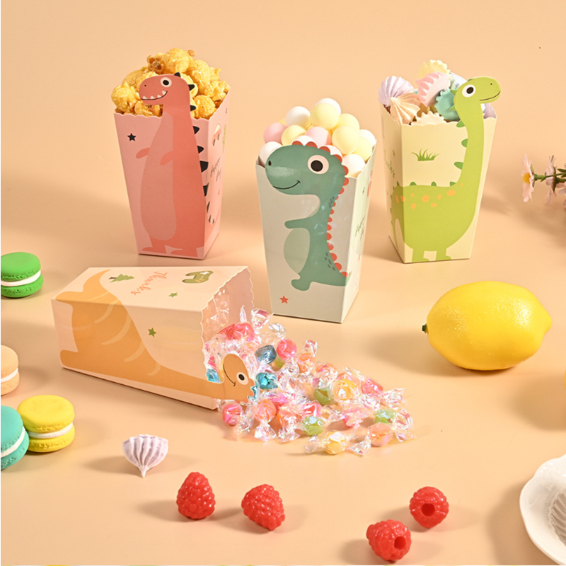 4Pcs Cartoon Dinosaur Boxes Di - огляд і ціна Event Party Box