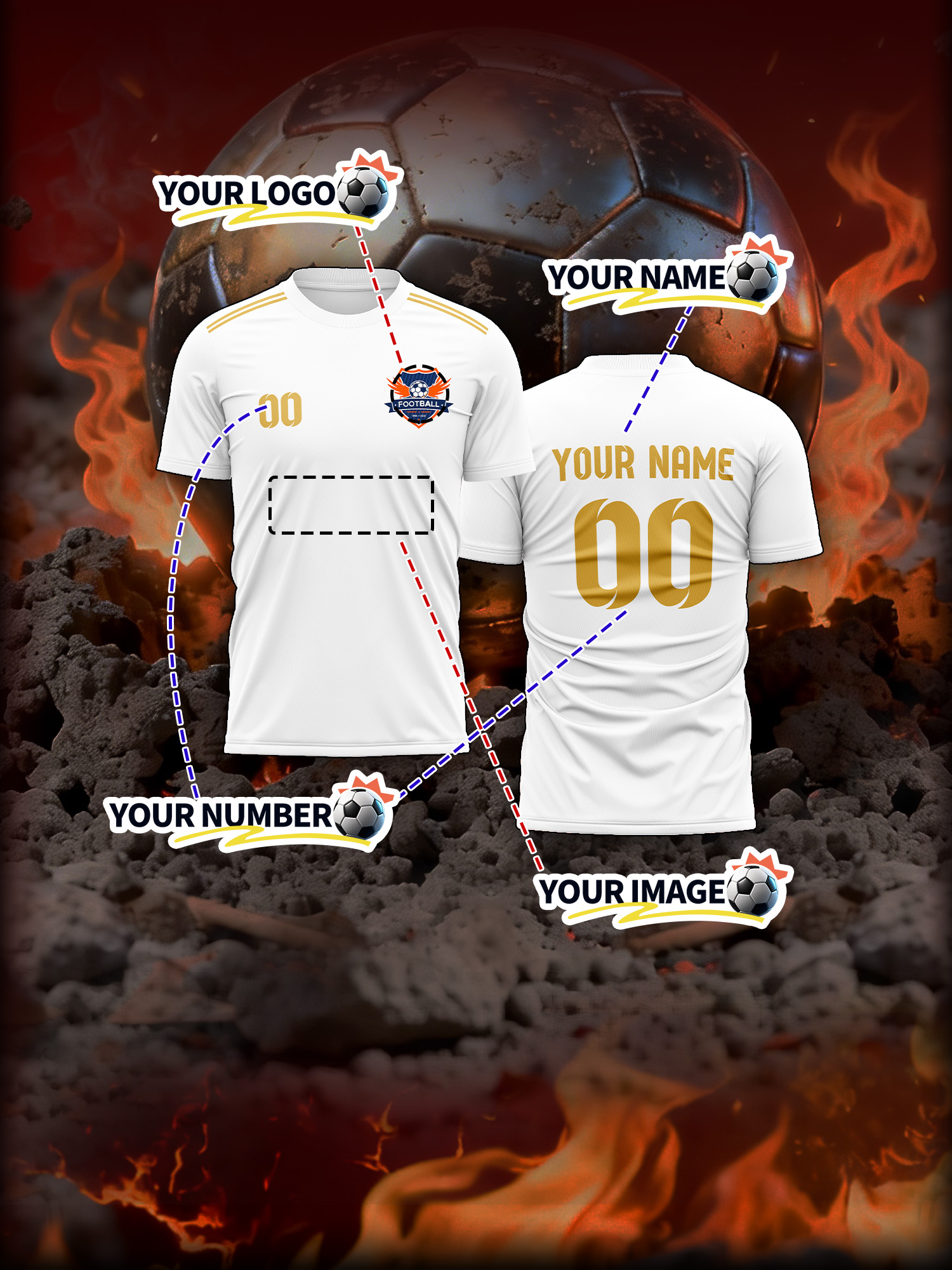 Custom Image Number Name Socce - огляд і ціна Event & Party Supply