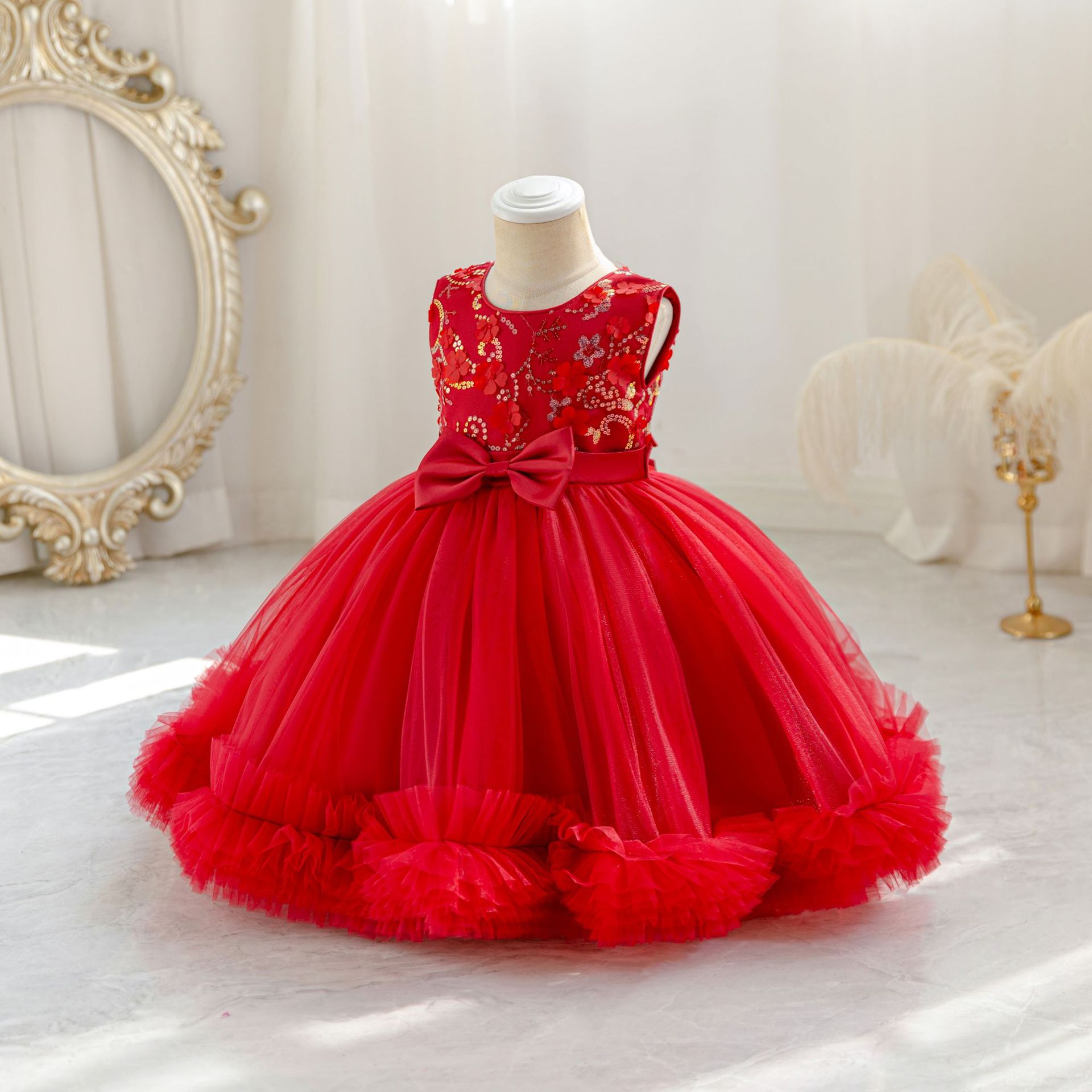 HETISO Tulle Puffy Flower Girl - огляд і ціна Glitter Tablecloth