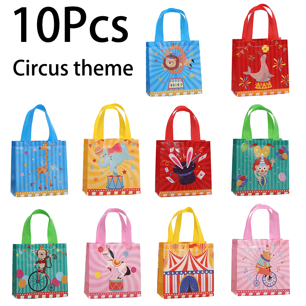 10Pcs Cute Circus Theme Non-wo - огляд і ціна Event Party Shop