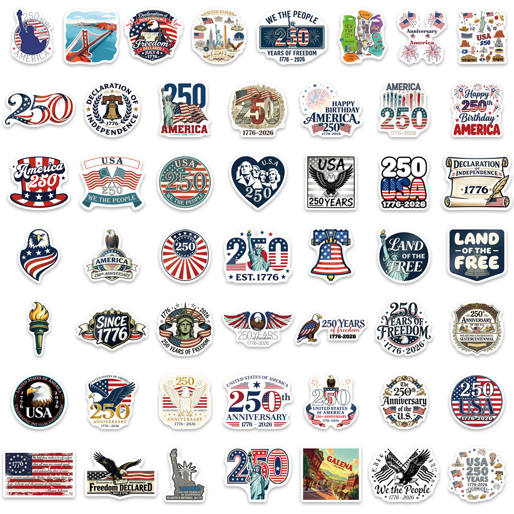 50PCS USA 250th Anniversary Ce - огляд і ціна Plastic Cup 50Pcs