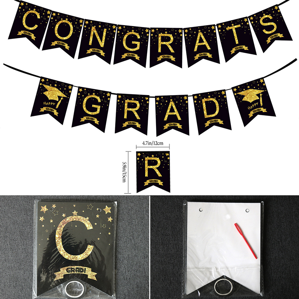 Graduation Party Decoration Se - огляд і ціна Party Banner Gold