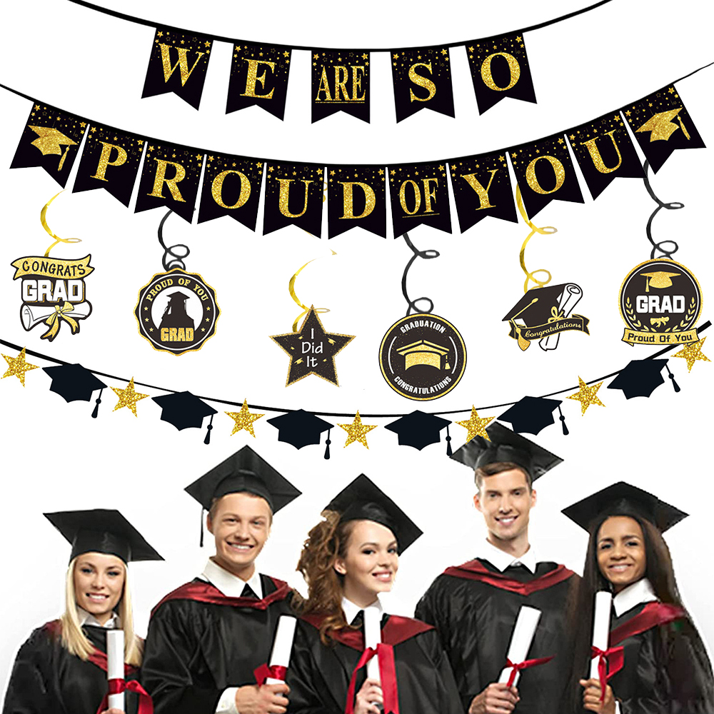 Graduation Party Decoration Se - огляд і ціна Party Banner Gold