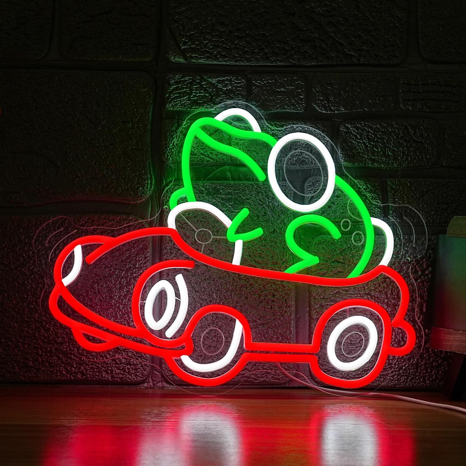 Frog Driving Car Neon Sign Art - огляд і ціна Neon Sign Party
