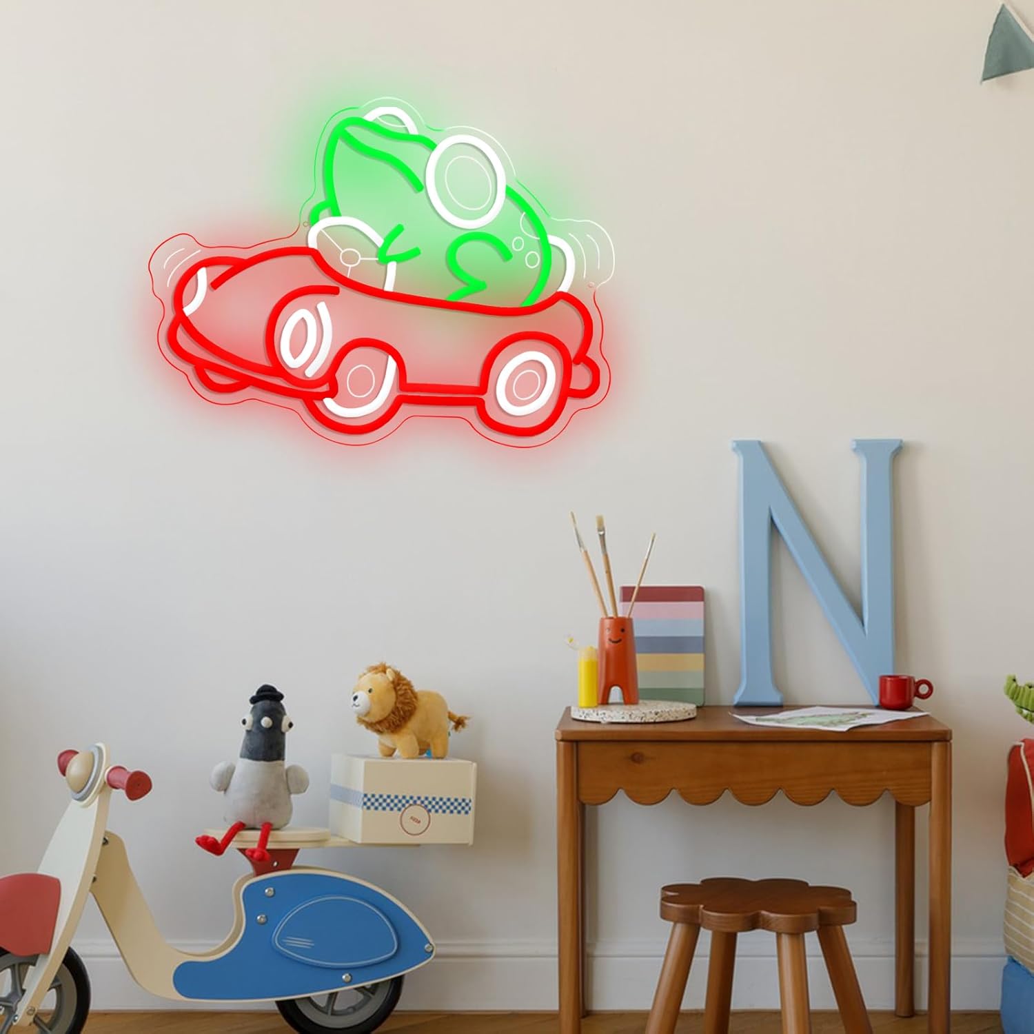 Frog Driving Car Neon Sign Art - огляд і ціна Neon Sign Party