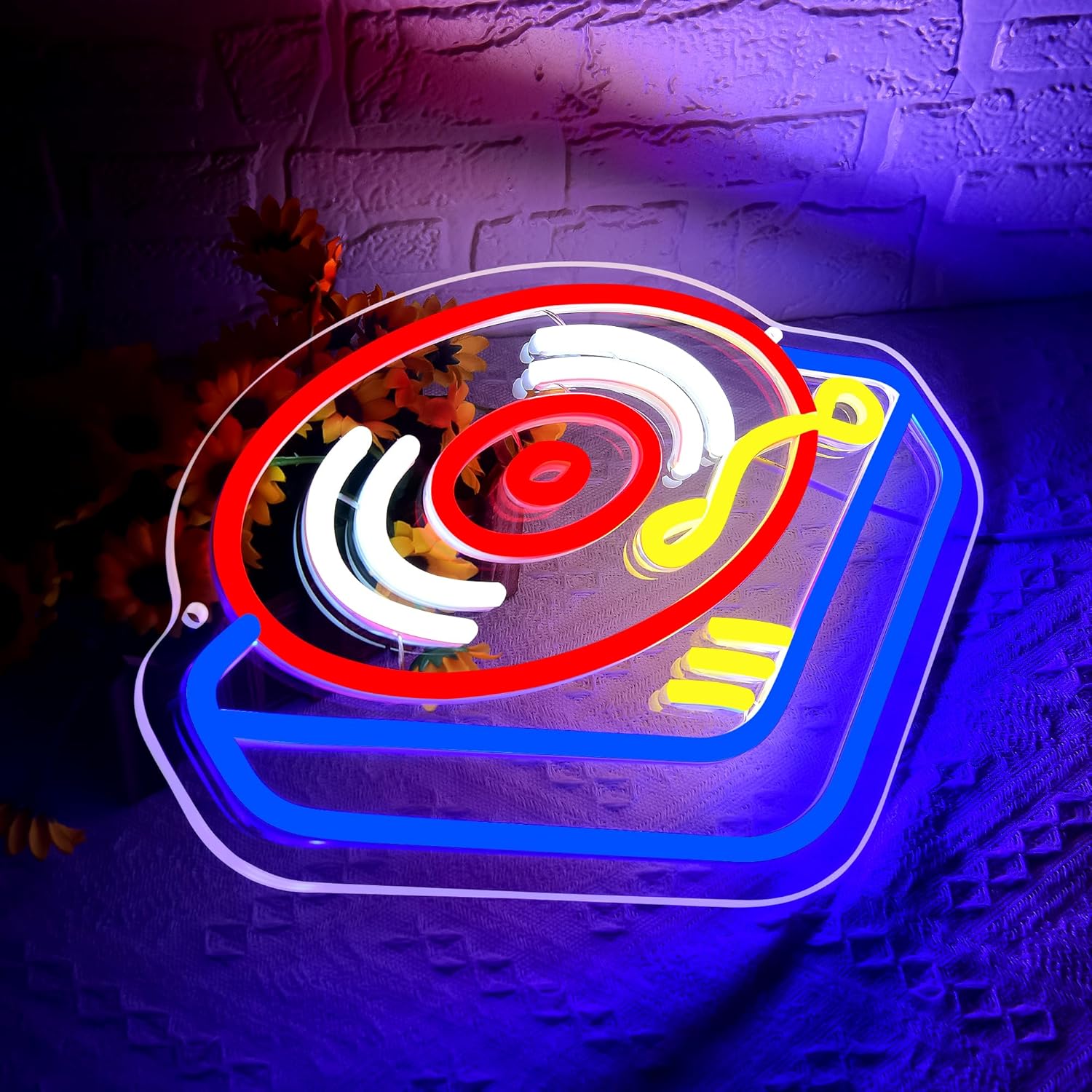Record Player Neon Sign Guita  - огляд і ціна Neon Sign Party