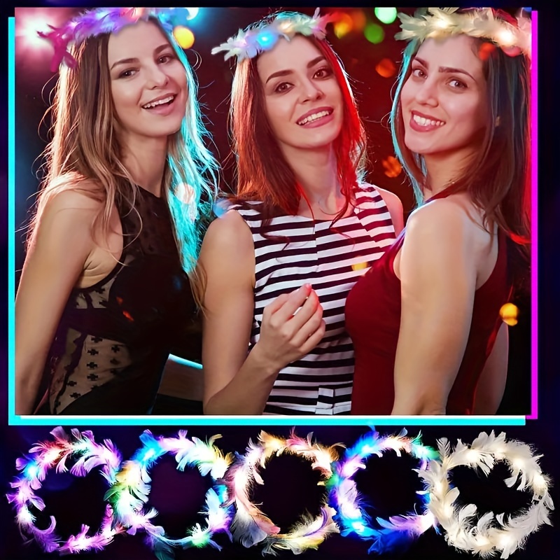 10pcs LED Feather Wreath Crown - огляд і ціна Cotton Candy Cone
