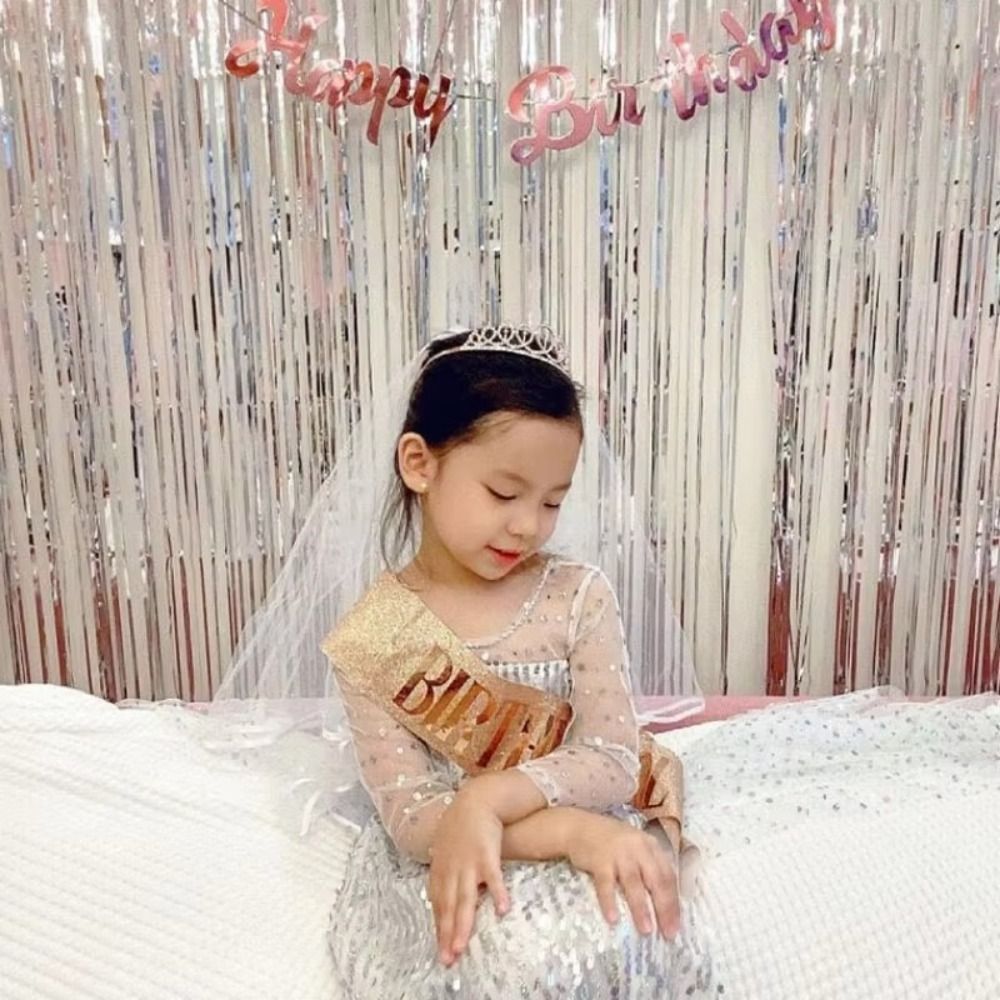 2Pcs/Set New Glitter Birthday  - огляд і ціна Birthday Sash Glitter