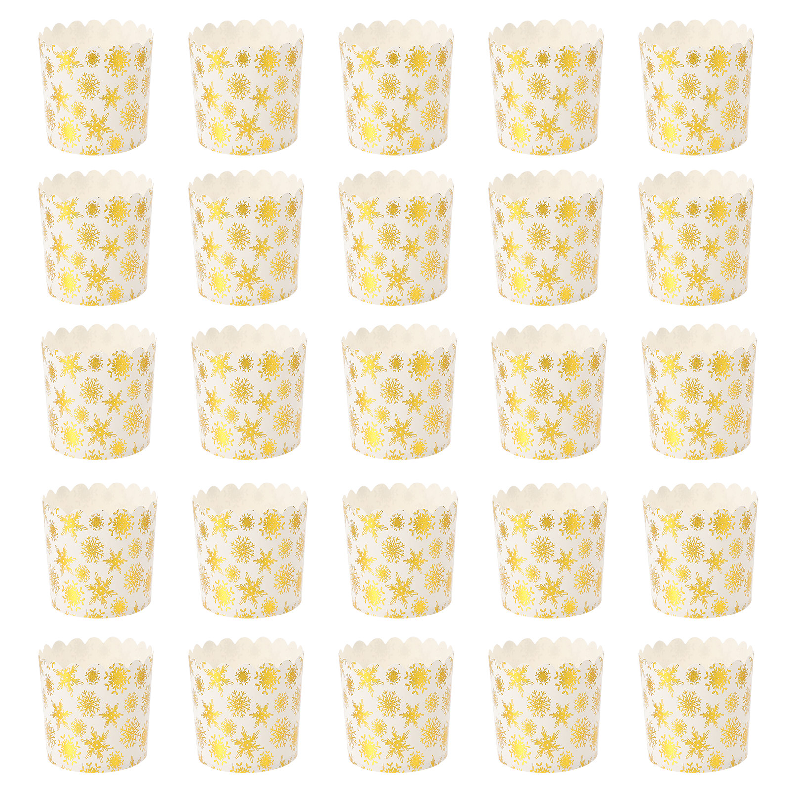 50Pcs Gold Foil Baking Cups Pr - огляд і ціна Plastic Cup 50Pcs