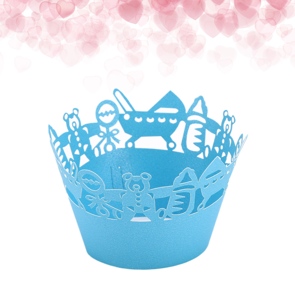50pcs Carriage Cut Cupcake Wra - огляд і ціна Plastic Cup 50Pcs