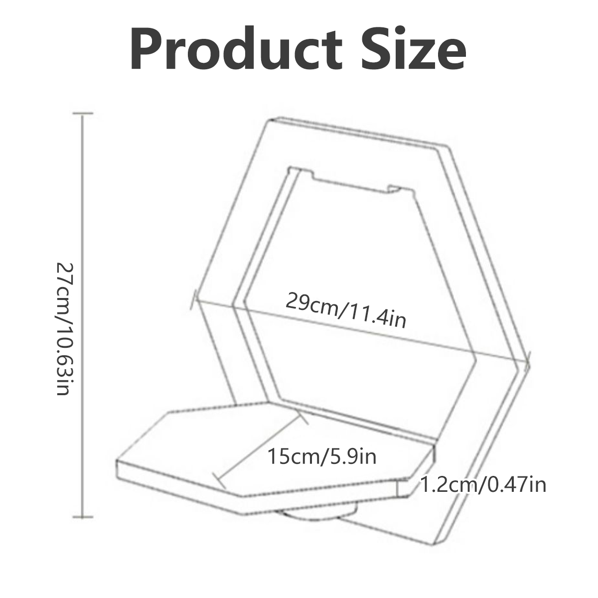 3Pcs Wall Organizer Wall Shelf - огляд і ціна Flower Wall Panel