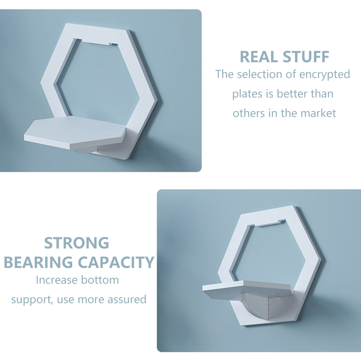 3Pcs Wall Organizer Wall Shelf - огляд і ціна Flower Wall Panel
