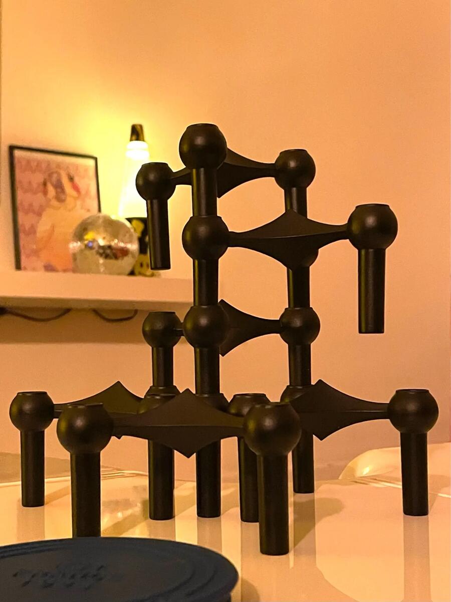 Metal Candle Holder Nordic Mol - огляд і ціна Centerpiece Stick