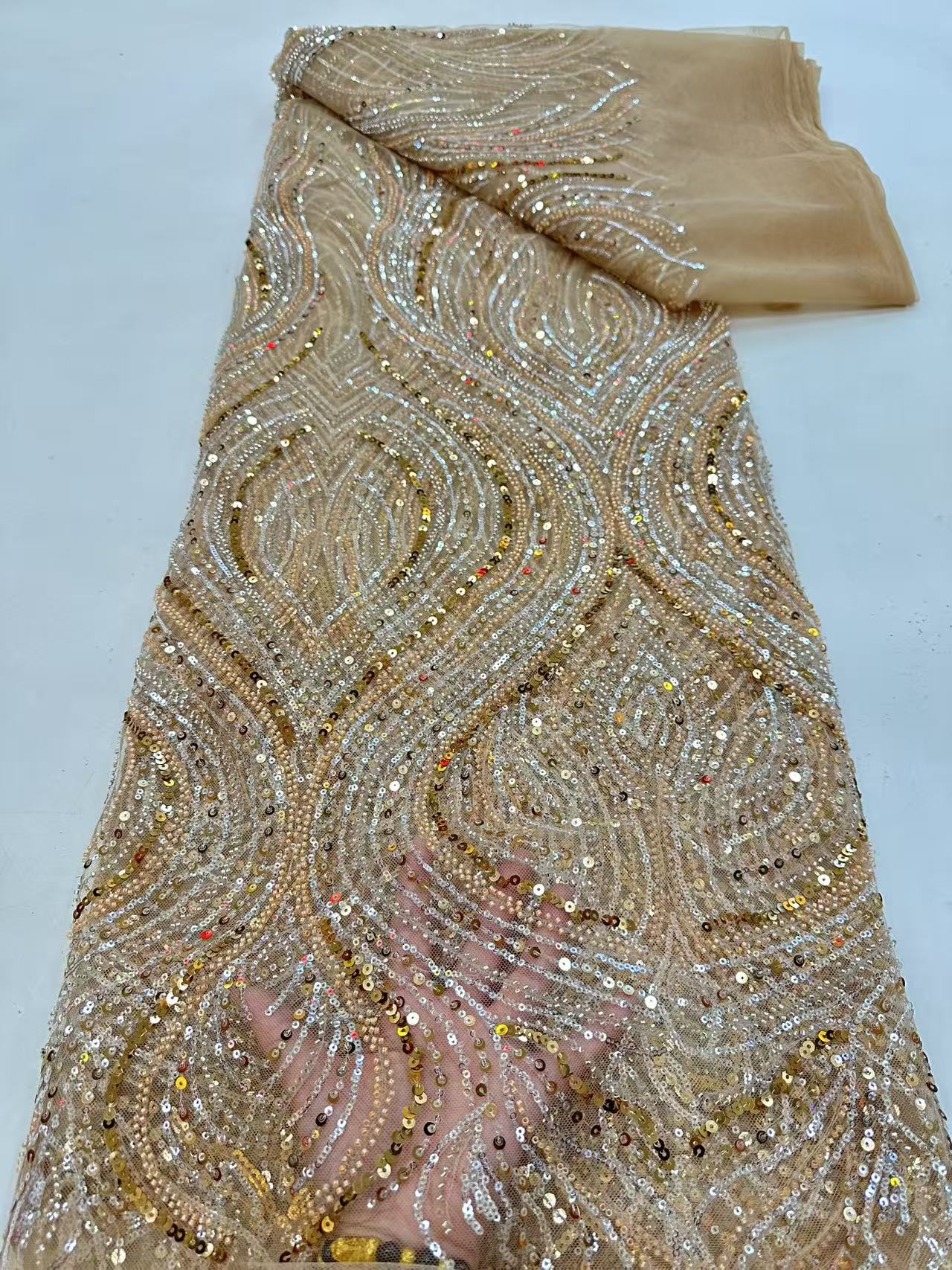 Luxury Red African Beaded Mesh - огляд і ціна Glitter Tablecloth