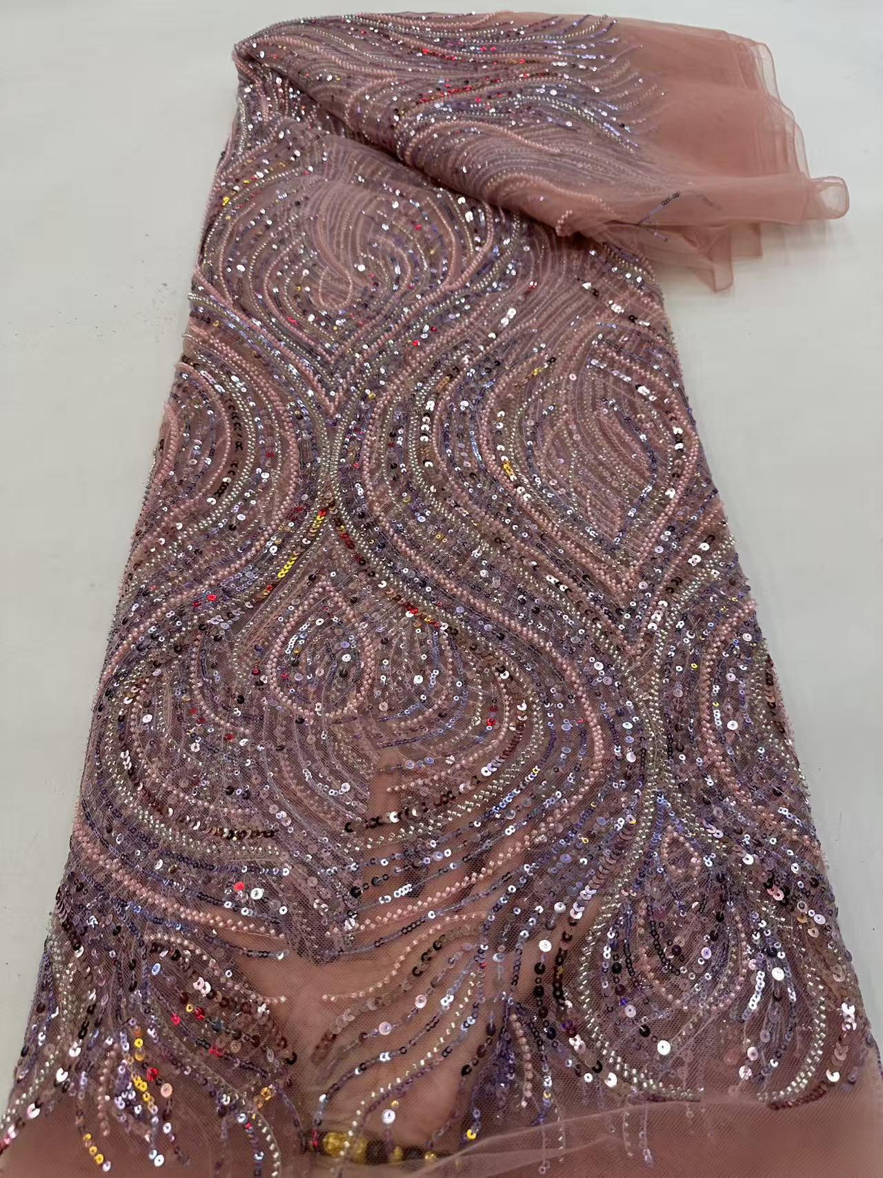 Luxury Red African Beaded Mesh - огляд і ціна Glitter Tablecloth