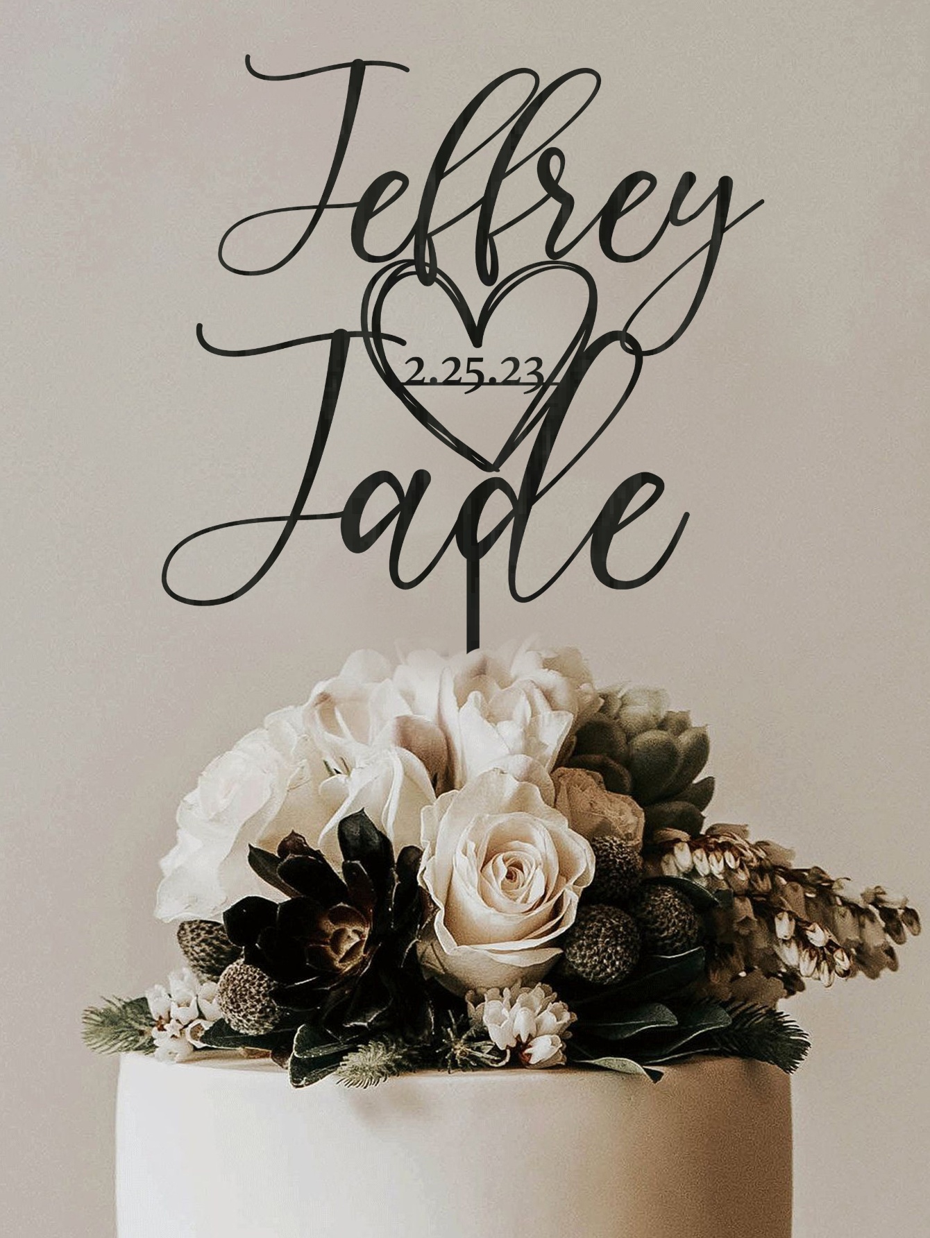 Custom Cake Topper - 1PC Perso - огляд і ціна Event Suppliers