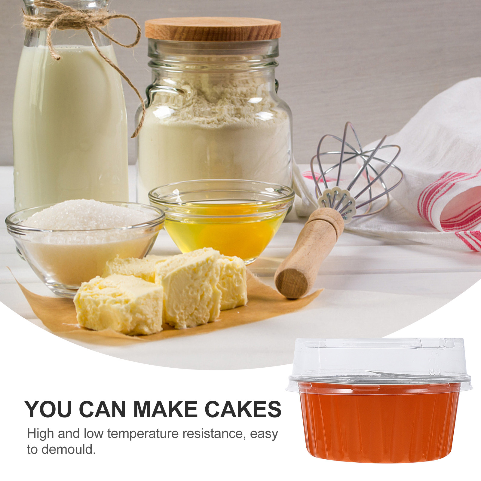 50Pcs Aluminum Foil Baking Cup - огляд і ціна Plastic Cup 50Pcs