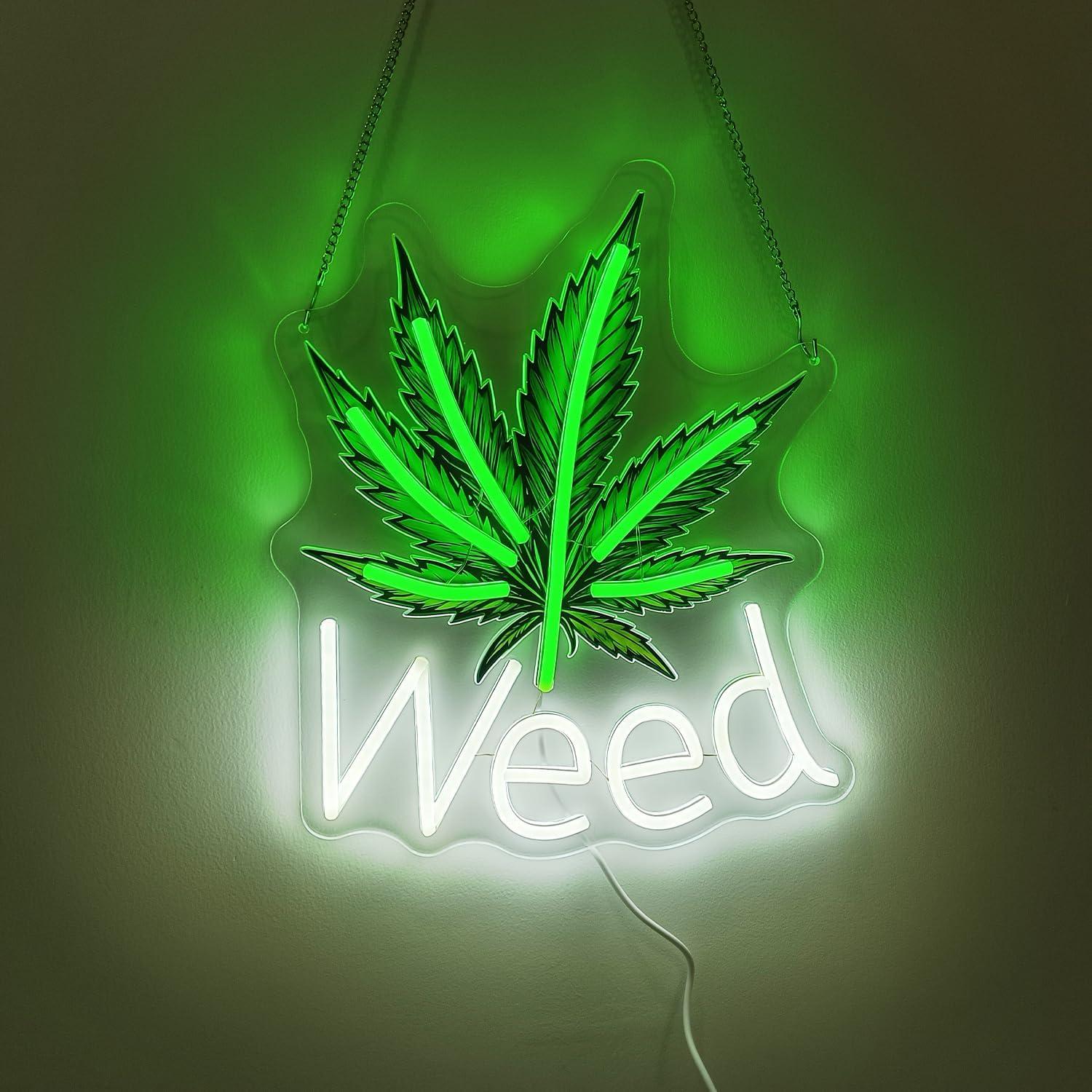 Weed Neon Sign Leaf LED Lights - огляд і ціна Neon Sign Party