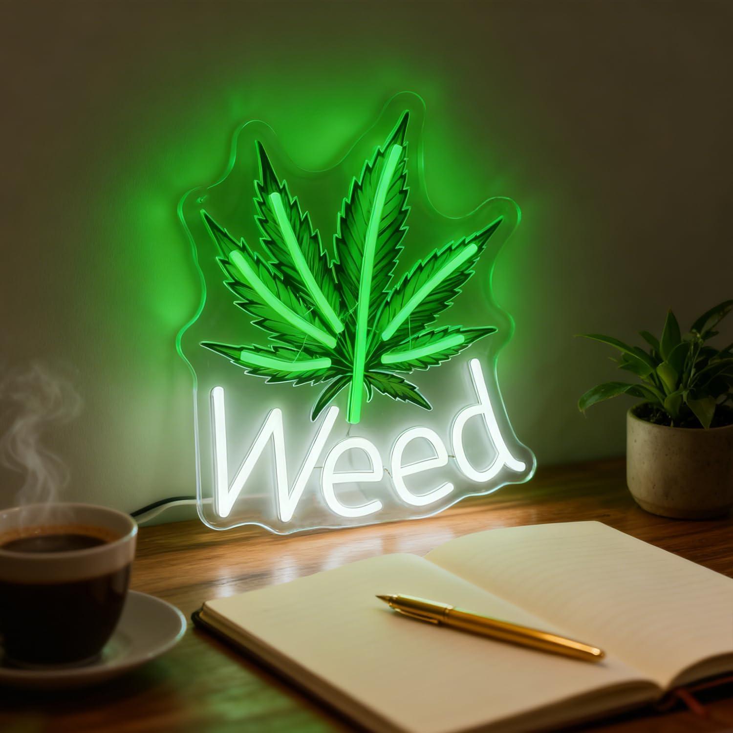 Weed Neon Sign Leaf LED Lights - огляд і ціна Neon Sign Party