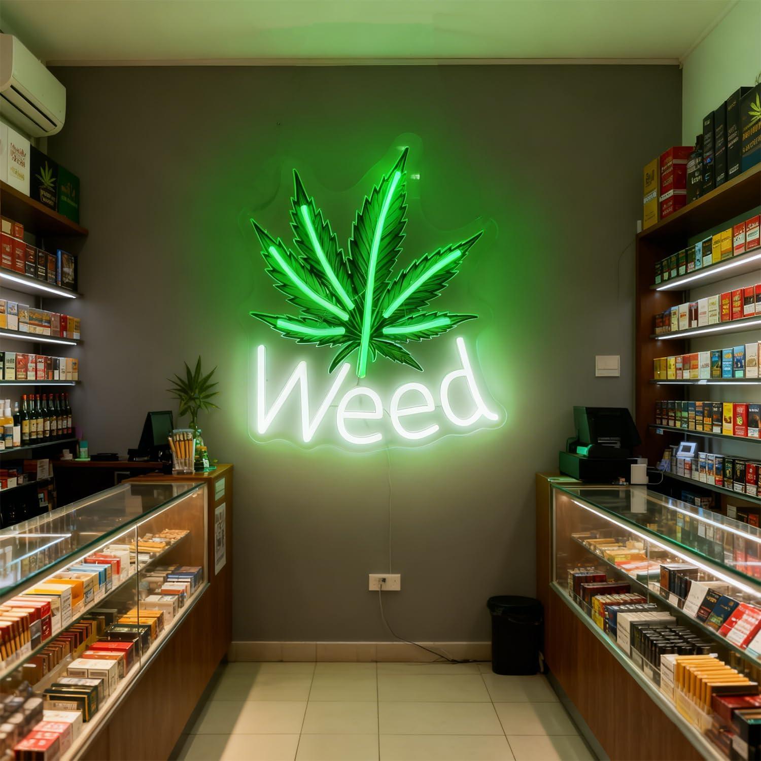 Weed Neon Sign Leaf LED Lights - огляд і ціна Neon Sign Party