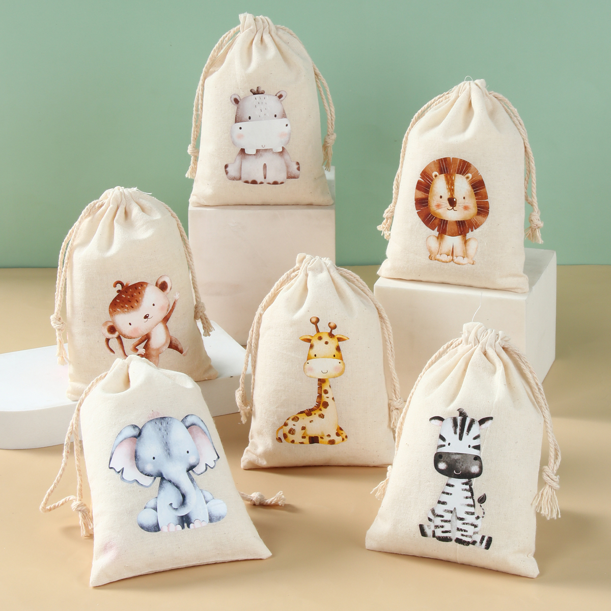 6pcs Animal Unicorn Dinosaur C - огляд і ціна Cotton Candy Cone