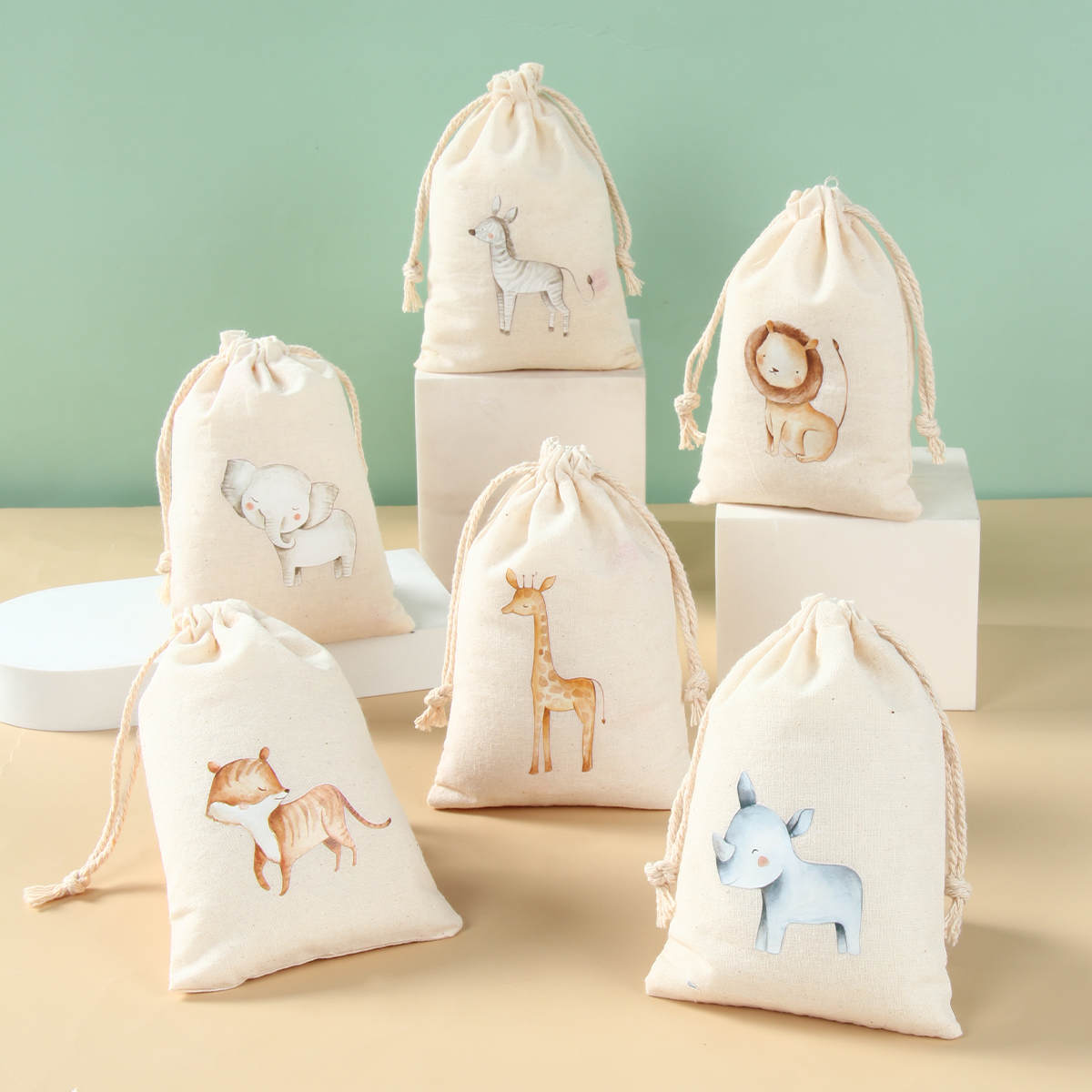 6pcs Animal Unicorn Dinosaur C - огляд і ціна Cotton Candy Cone