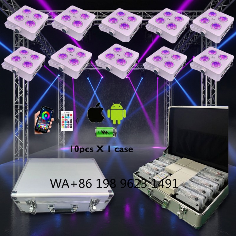 4X18W RGBWA+UV 6IN1 Mini Wirel - огляд і ціна Event & Party Supply