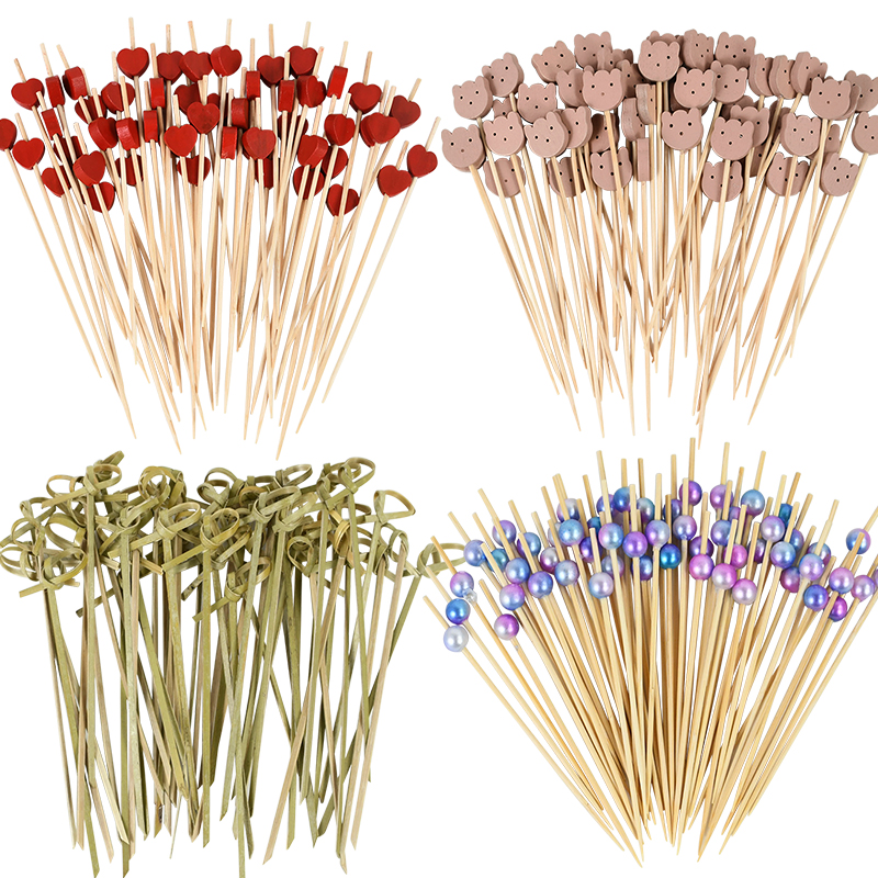 100Pcs Disposable Bamboo Skewe - огляд і ціна Centerpiece Stick