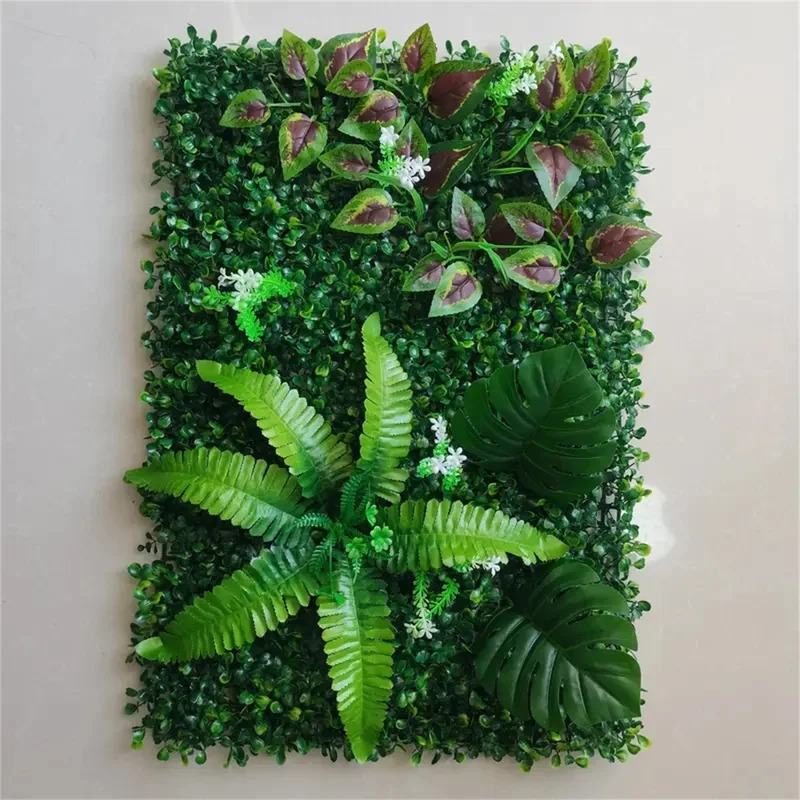 1PC Artificial Green Plant Wal - огляд і ціна Flower Wall Panel