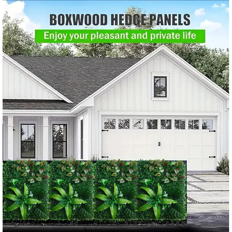 1PC Artificial Green Plant Wal - огляд і ціна Flower Wall Panel