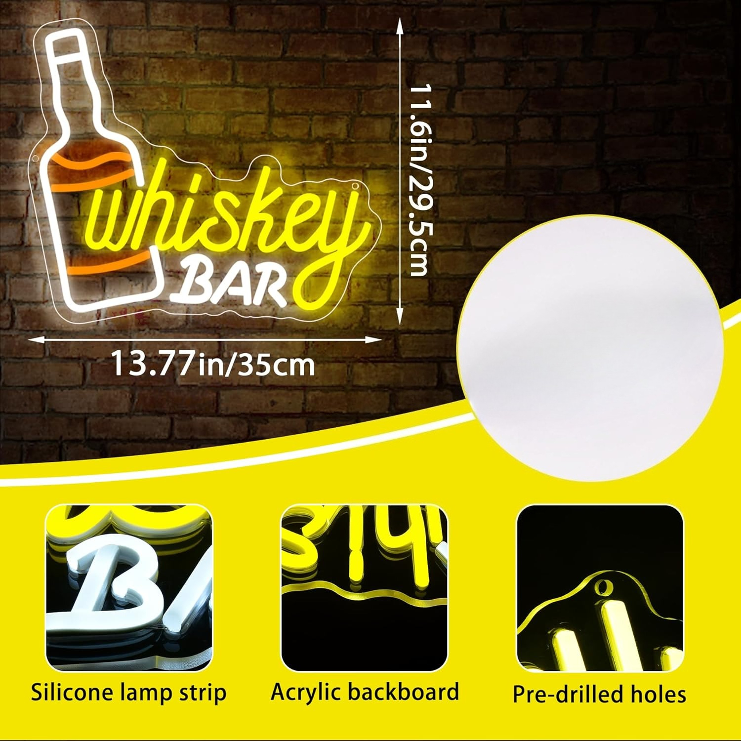 Whiskey Bar Neon Sign Business - огляд і ціна Neon Sign Party