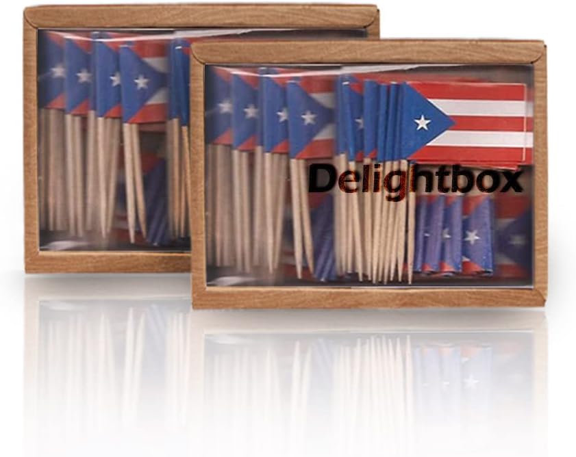2 Boxes Mini Toothpick Flags P - огляд і ціна Event Party Box