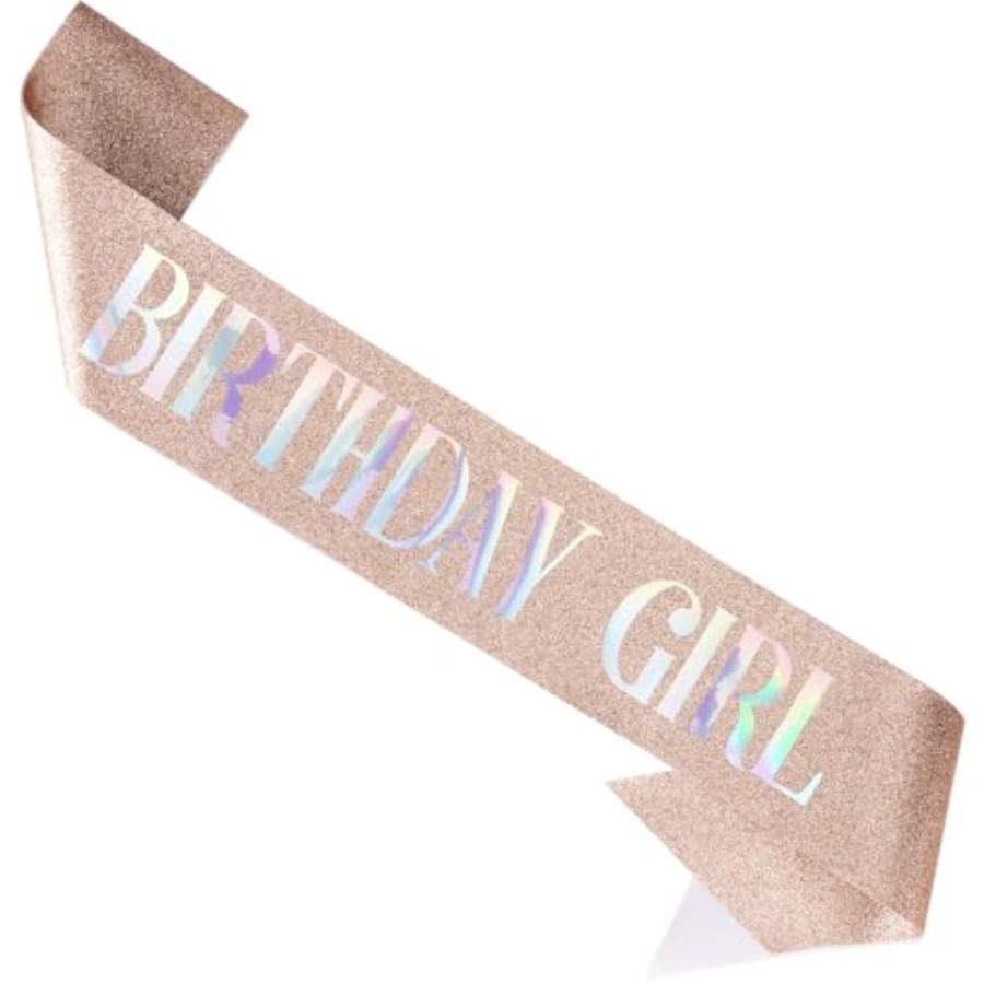 Birthday Girl Sash for Women B - огляд і ціна Birthday Sash Glitter