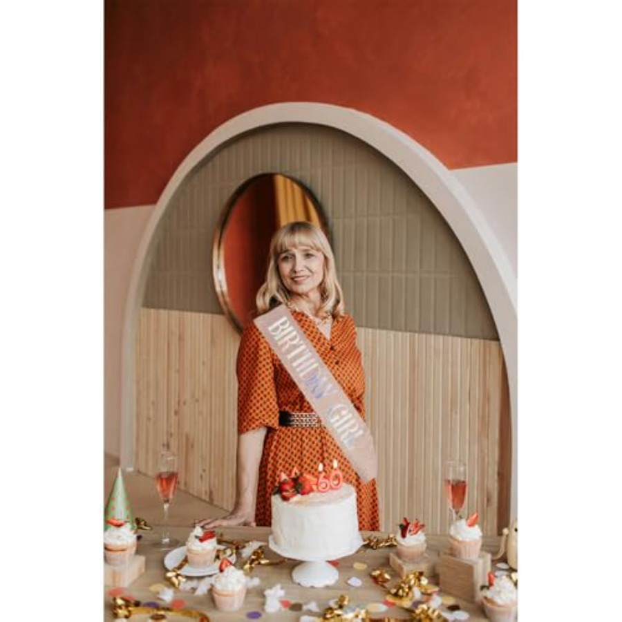 Birthday Girl Sash for Women B - огляд і ціна Birthday Sash Glitter