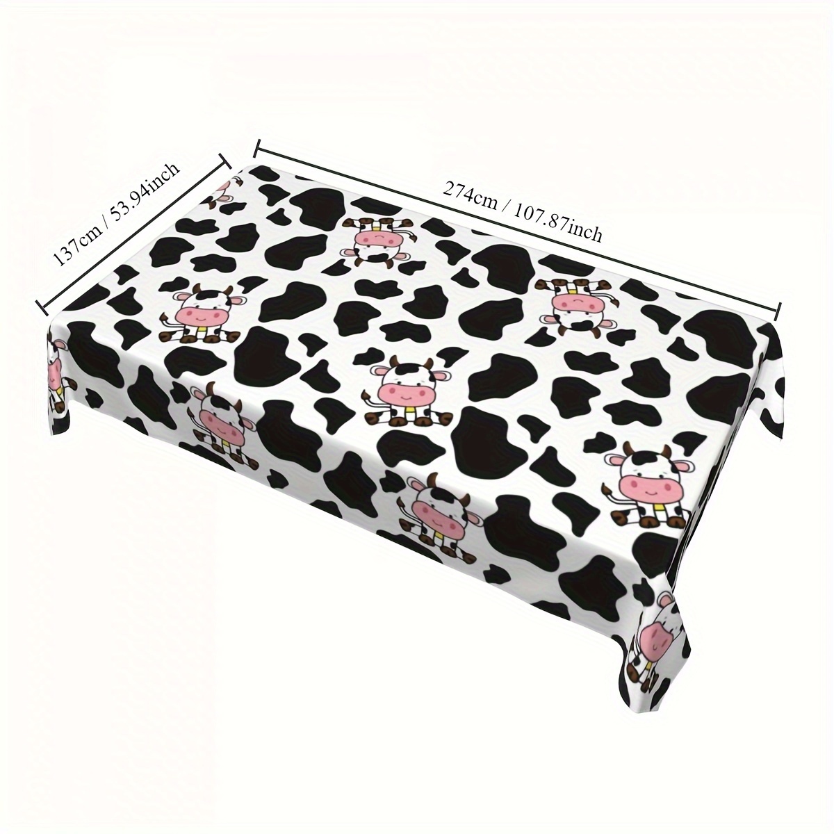 1pc Cow Farm Animal Theme Picn - огляд і ціна Table Cloth Disposable