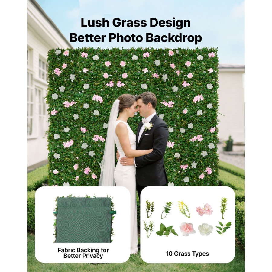 Wedding event backdrop: 3D sil - огляд і ціна Flower Wall Panel