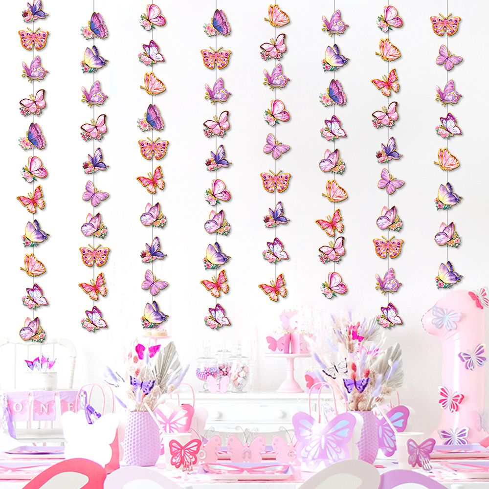 Pink Butterfly Birthday Party  - огляд і ціна Table Cloth Disposable
