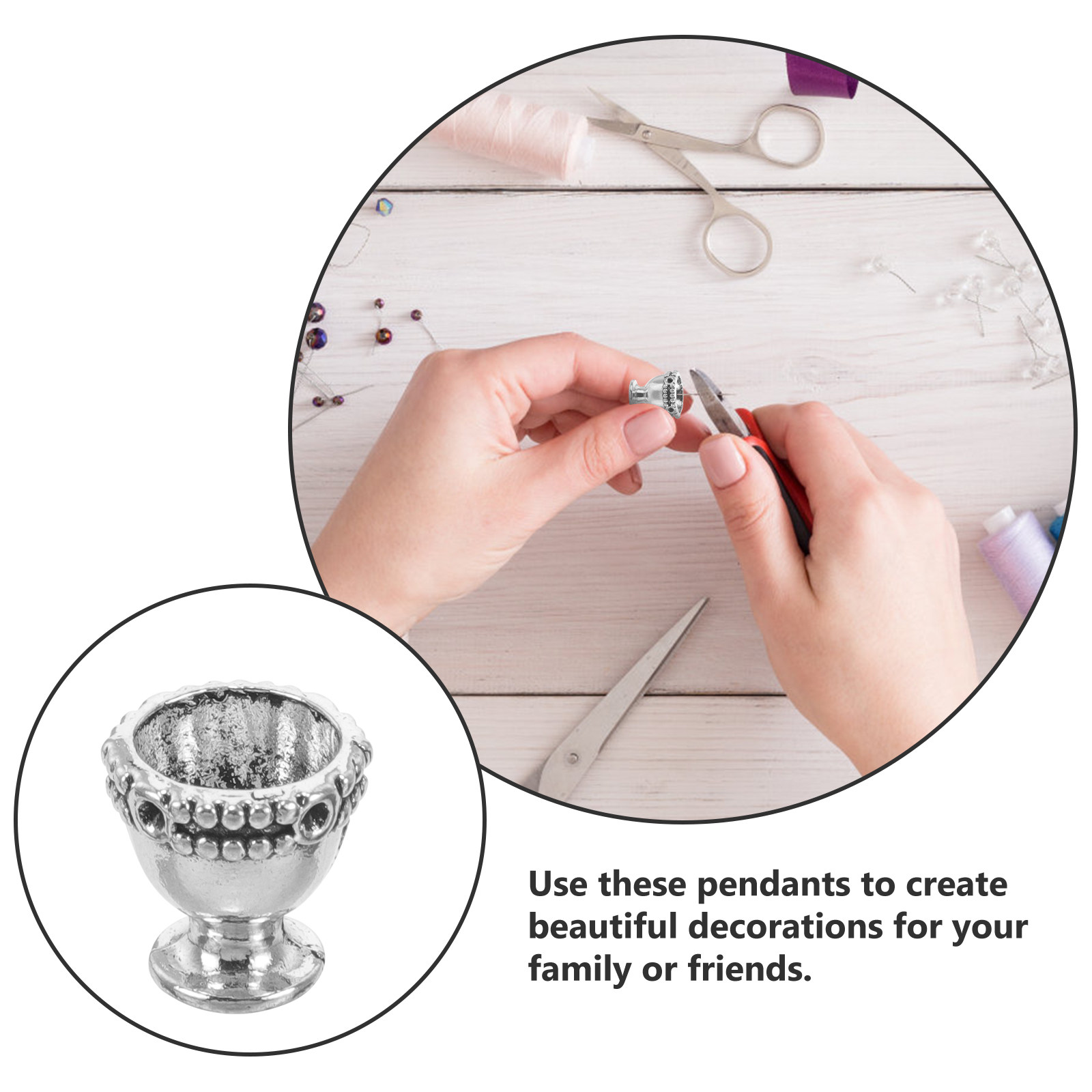50Pcs Vintage Wine Cup Charms  - огляд і ціна Plastic Cup 50Pcs