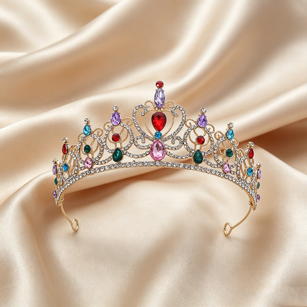 Luxury Vintage Gold Tiara Crow - огляд і ціна Event & Party Supply