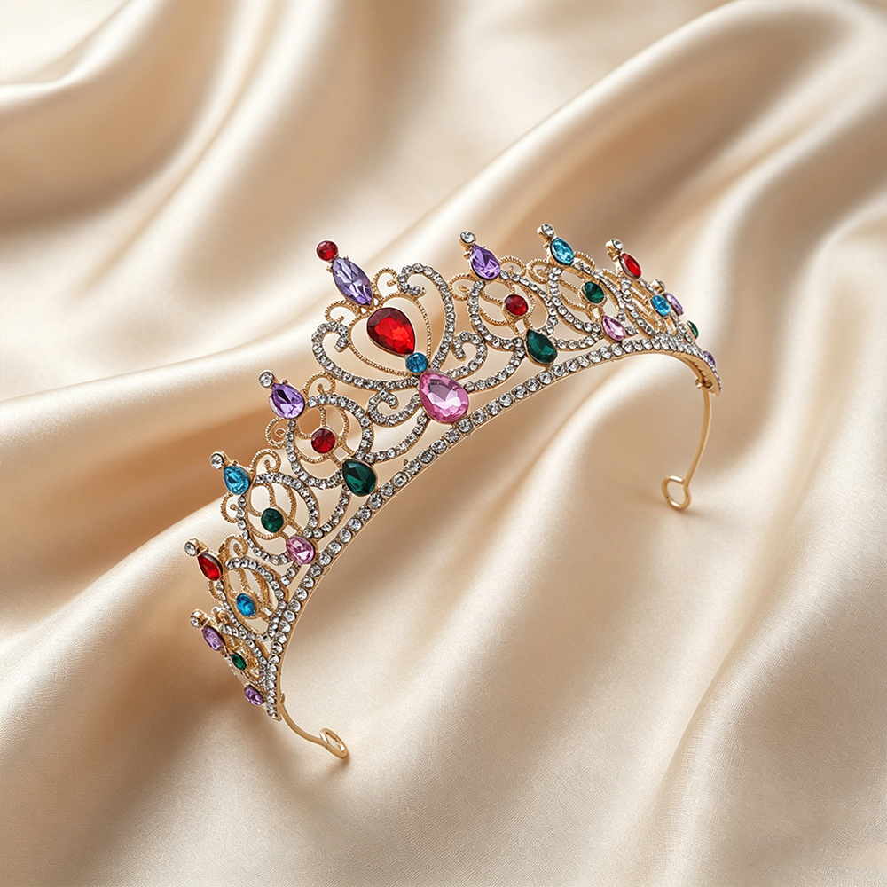 Luxury Vintage Gold Tiara Crow - огляд і ціна Event & Party Supply