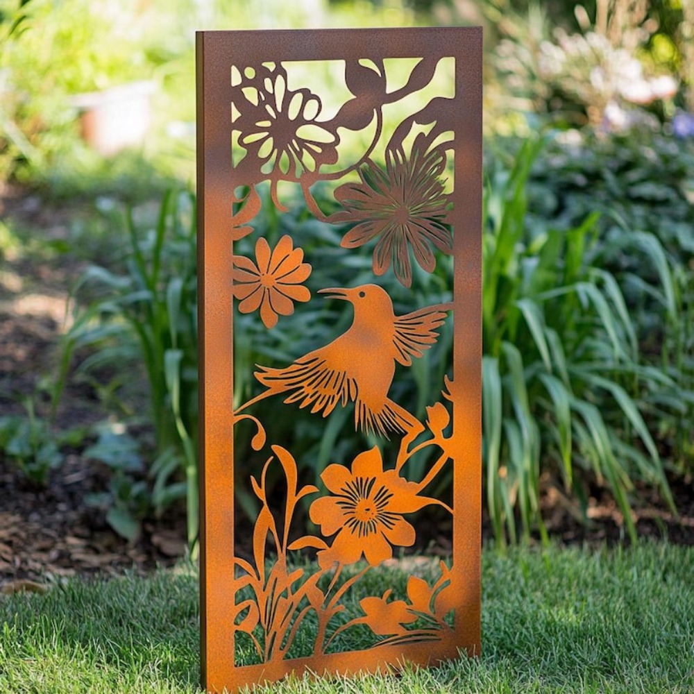Outdoor 2D Metal Garden Wall P - огляд і ціна Flower Wall Panel