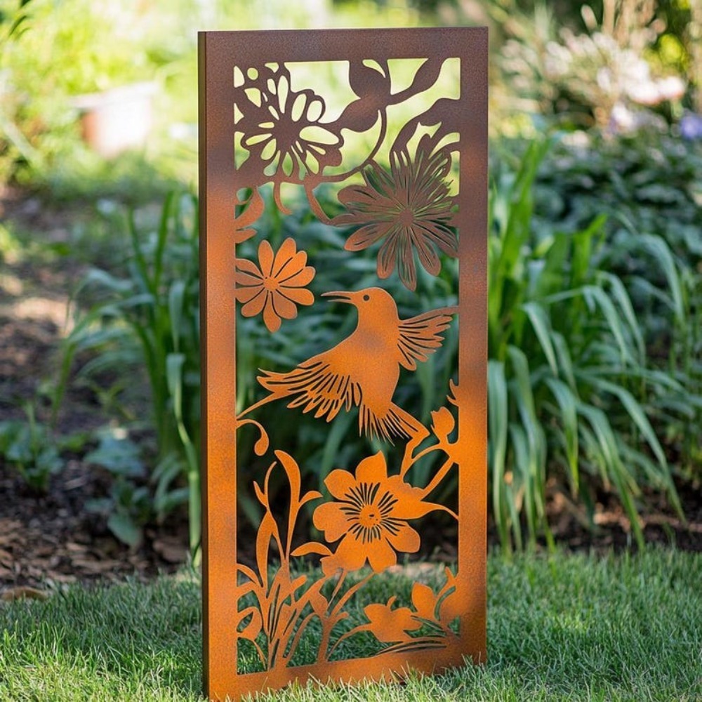 Outdoor 2D Metal Garden Wall P - огляд і ціна Flower Wall Panel