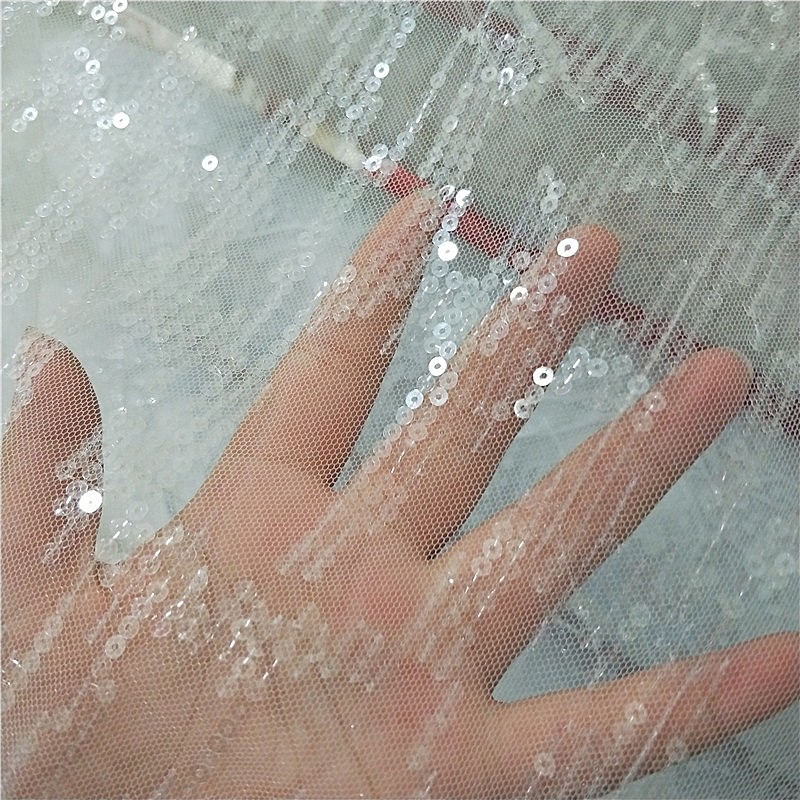 Tulle Embroidery Fabric for We - огляд і ціна Glitter Tablecloth