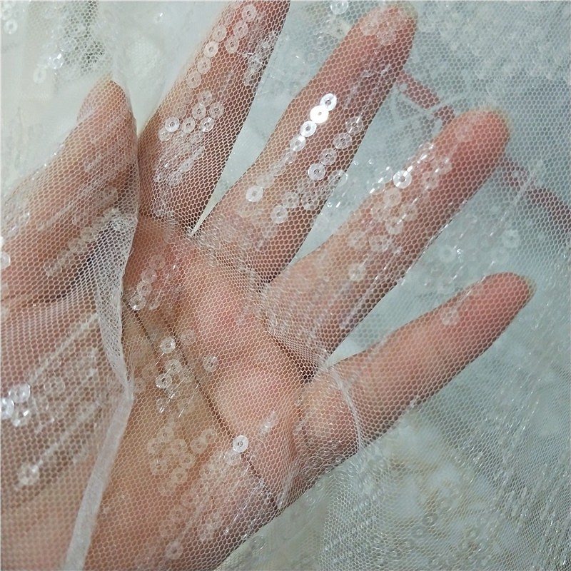 Tulle Embroidery Fabric for We - огляд і ціна Glitter Tablecloth