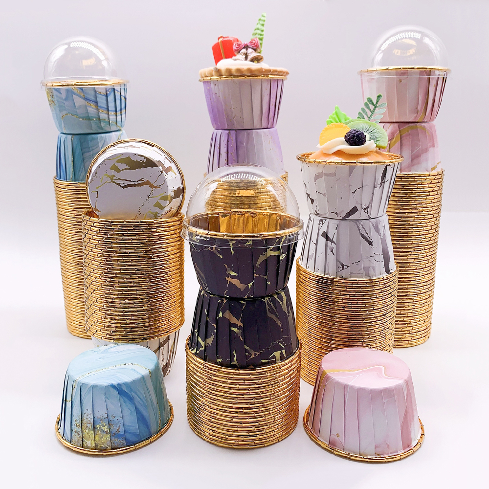 Set, 50pcs Disposable Cupcake  - огляд і ціна Plastic Cup 50Pcs